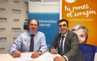 Aurelio López-Barajas, CEO de Supercuidadores, y Chema Prados, Director de Gesad del Grupo Trevenque