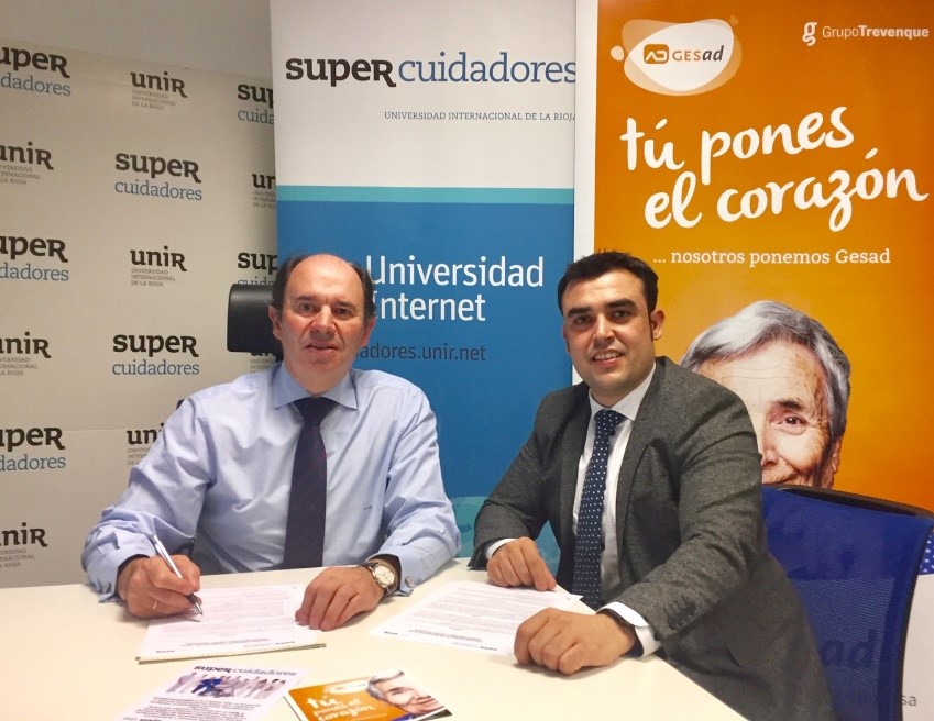 Aurelio López-Barajas, CEO de Supercuidadores, y Chema Prados, Director de Gesad del Grupo Trevenque