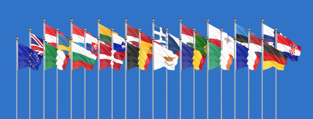 Banderas de países de Europa
